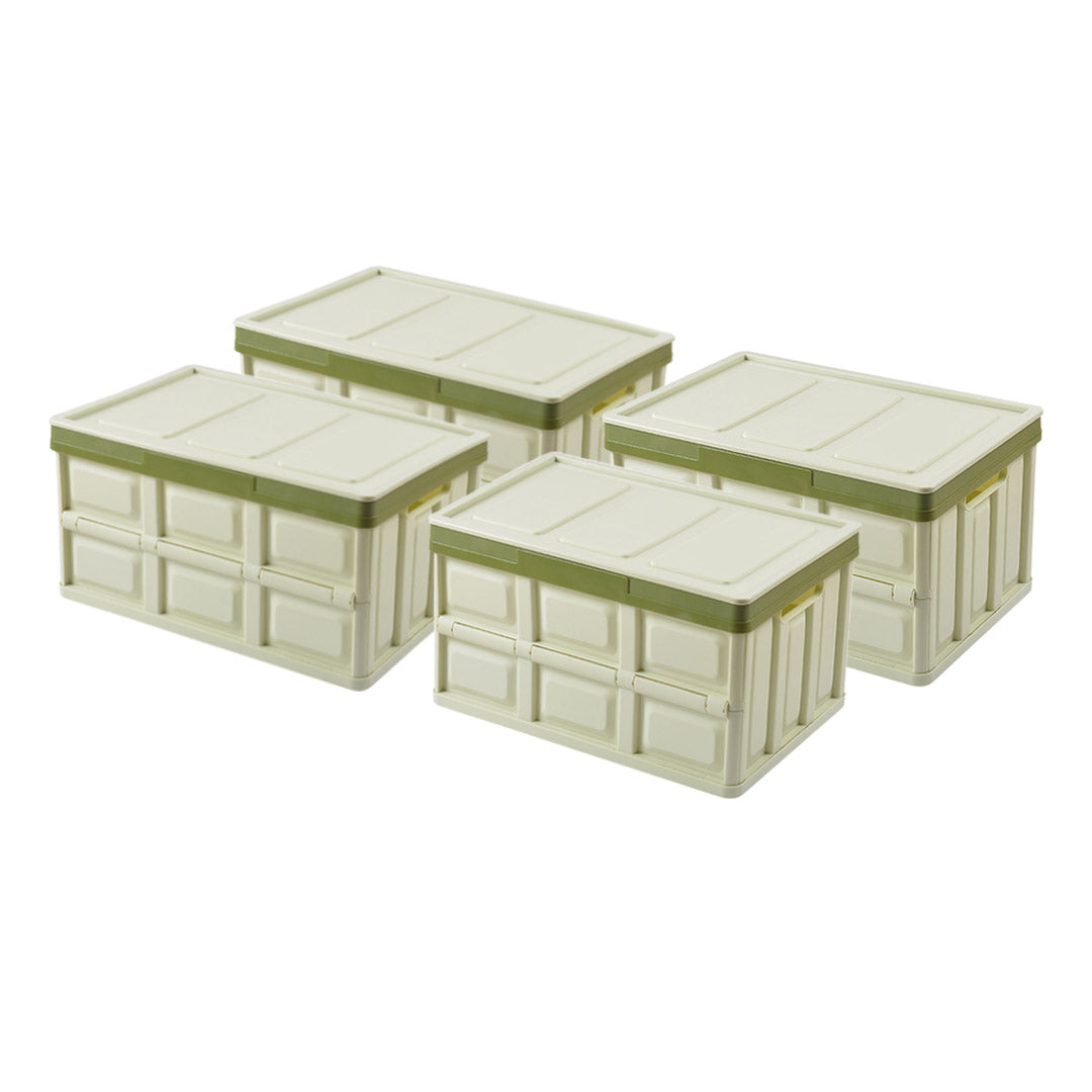 SOGA 4X 30L Collapsible Car Trunk Storage Multifunctional Foldable Box Green