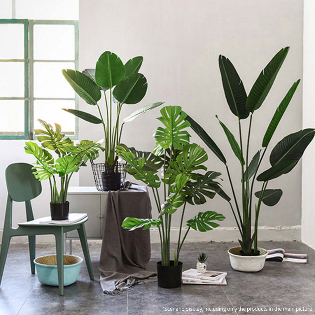 SOGA 2X 80cm Artificial Indoor Potted Turtle Back Fake Decoration Tree Flower Pot Plant