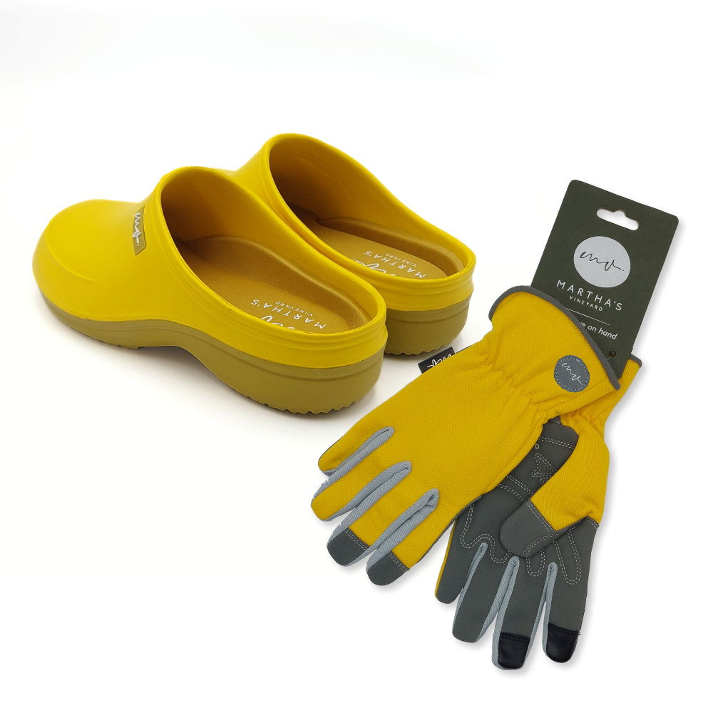 Martha's Vineyard — Glove & Clog Set – Sunflower 1