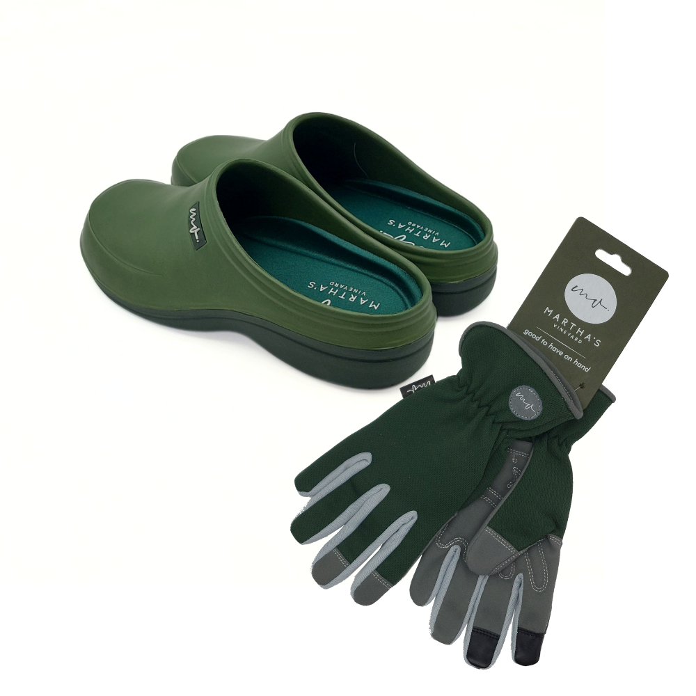 Martha's Vineyard — Glove & Clog Set – Martha's Green 1
