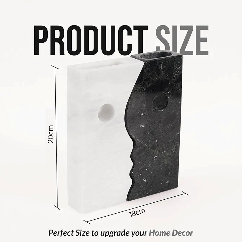 Marble Ying Yang Vase