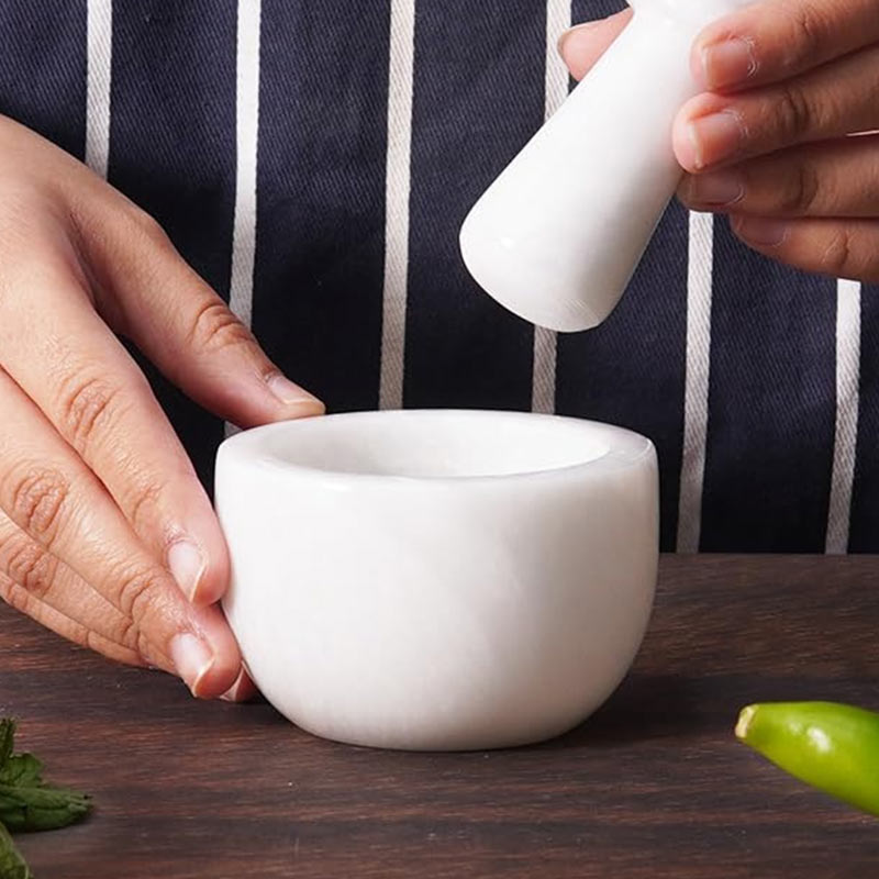 Marble Mortar & Pestle