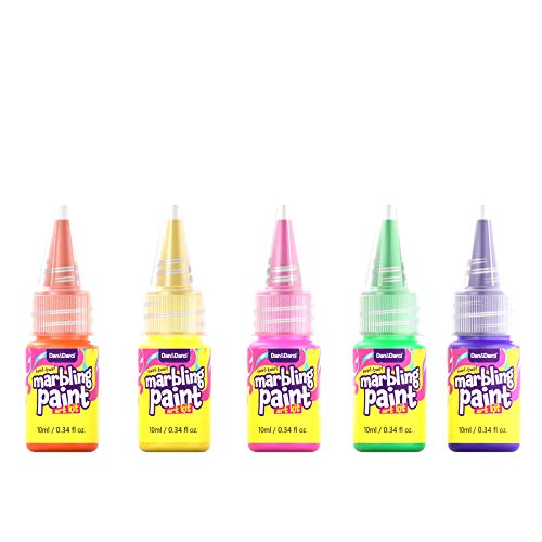 Dan&Darci Marbling Paint Art Kit — Water Marbling Craft for Kids Ages 6-12 8
