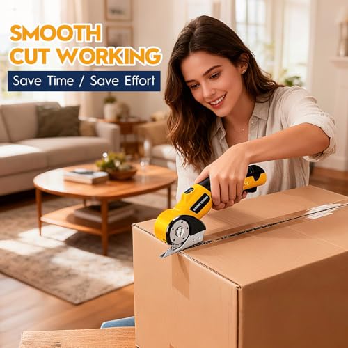 Cordless Electric Rotary Scissors — Rechargeable Craft & DIY Cutter with LED, Safety Lock & Spare Blades