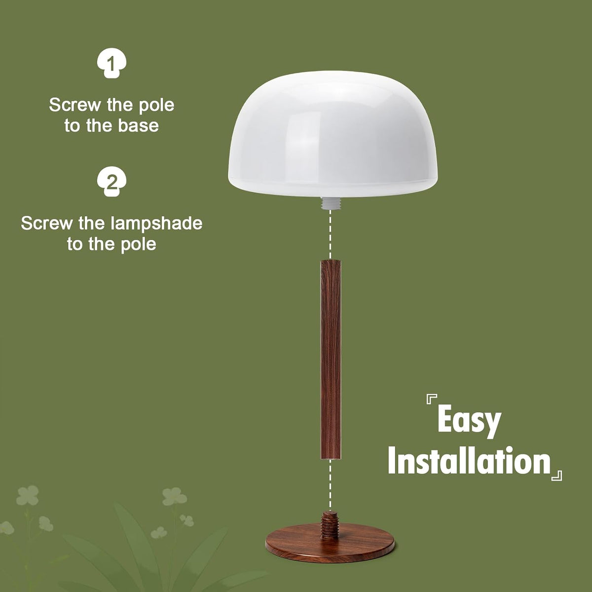 IP65 Waterproof Shower Lamp 10000mAh Rechargeable Shower Bat