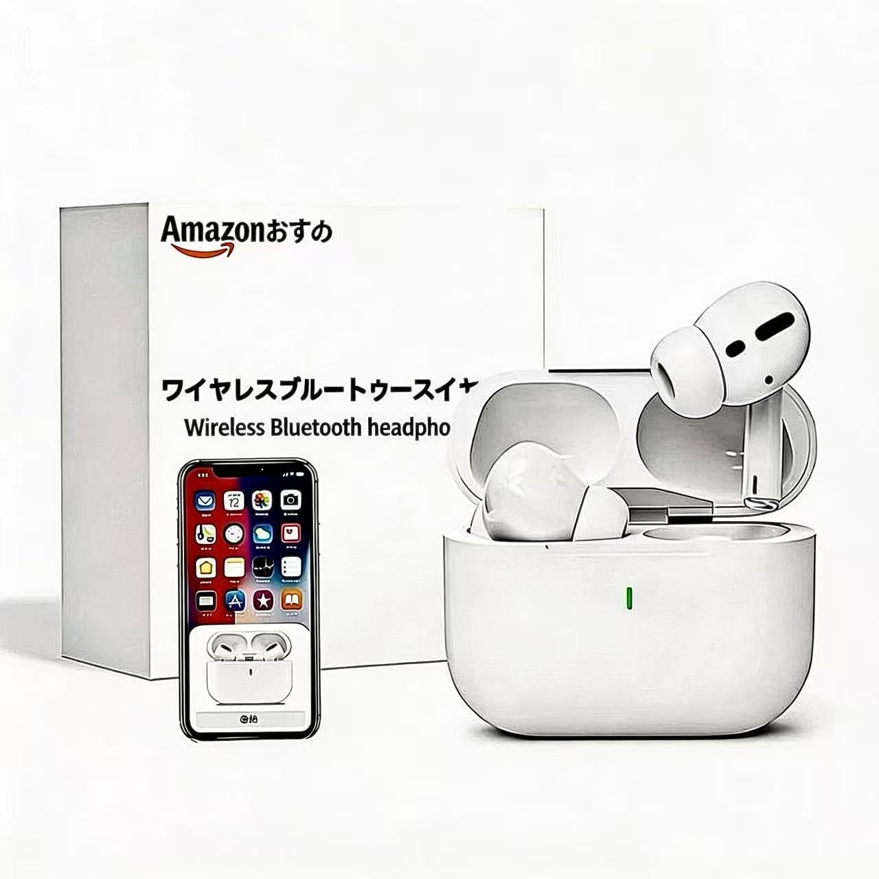 【Amazon.co.au Limited】In-Ear Bluetooth 6.0 Earbuds | ANC Noise Cancelling | HiFi Sound | Low Latency | 120H Playtime | IPX7 Waterproof | Built-in Mic | Lightweight | Type-C Fast Charge | For /Phone/Pc