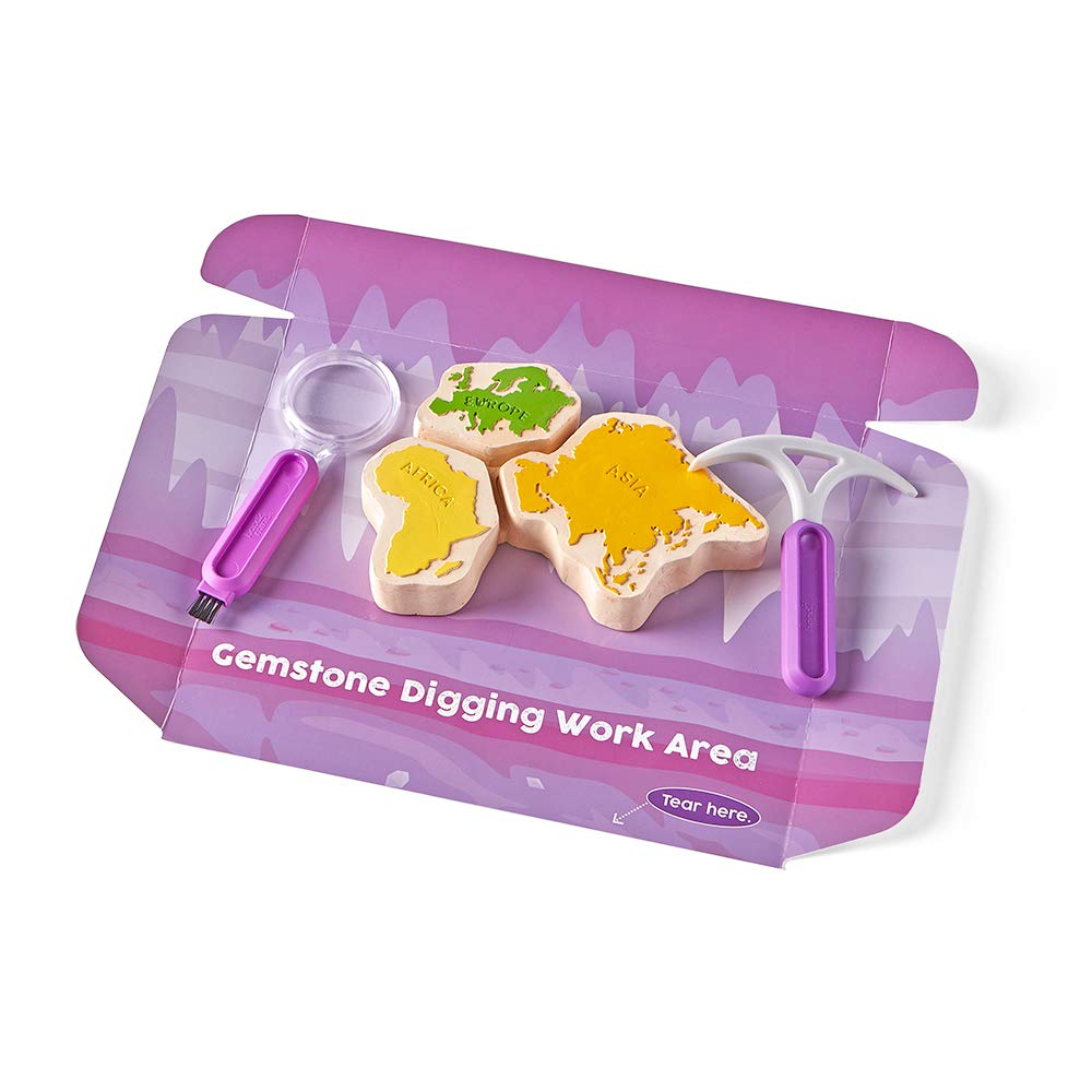 Learning Resources World of Gemstones Dig Kit for Kids 8-12