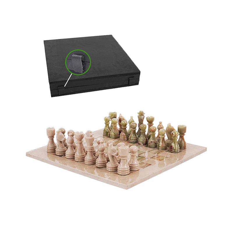 Marble Chess Set 30cm – Green & Verona
