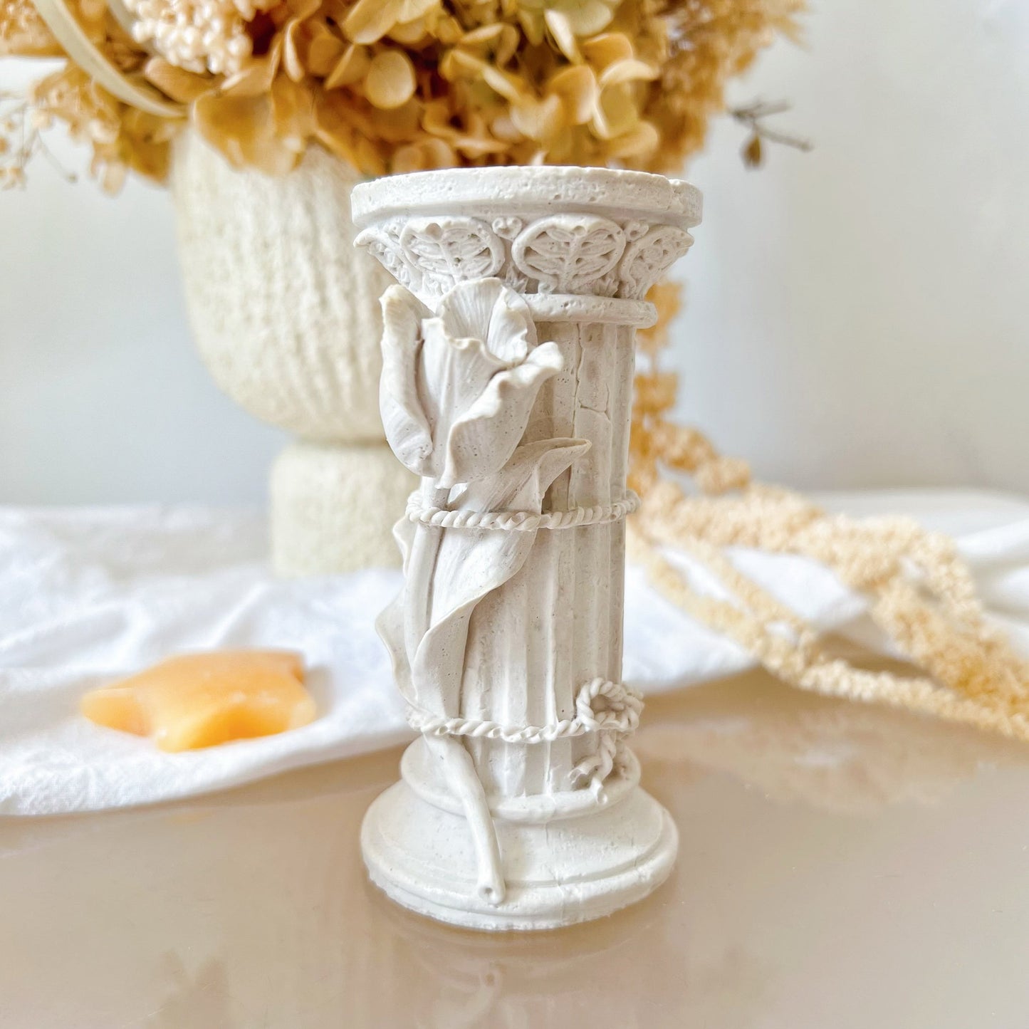 Flower Roman Column Home Décor