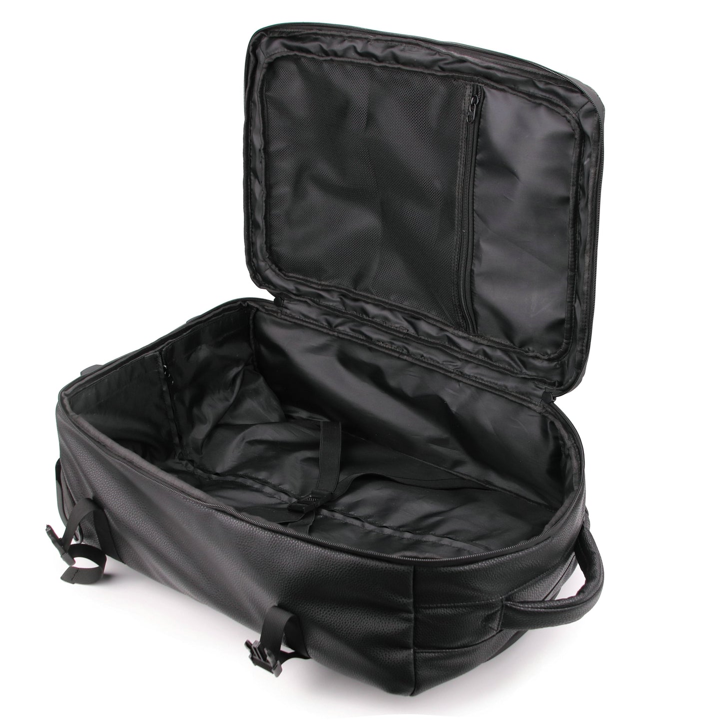 Men's Republic Carryon Travel Bag - Soft Pebble Cow Hide Faux Leather 10