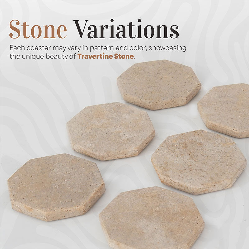 Marble Star Coasters - Set of 6