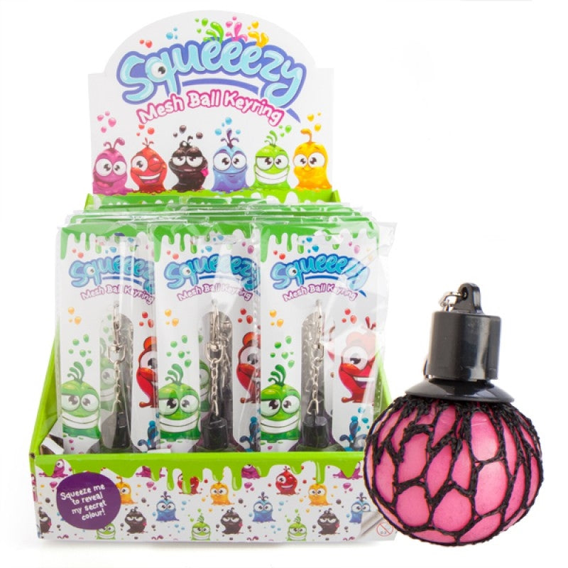 Mesh Squish Ball Keyring (SENT AT RANDOM)