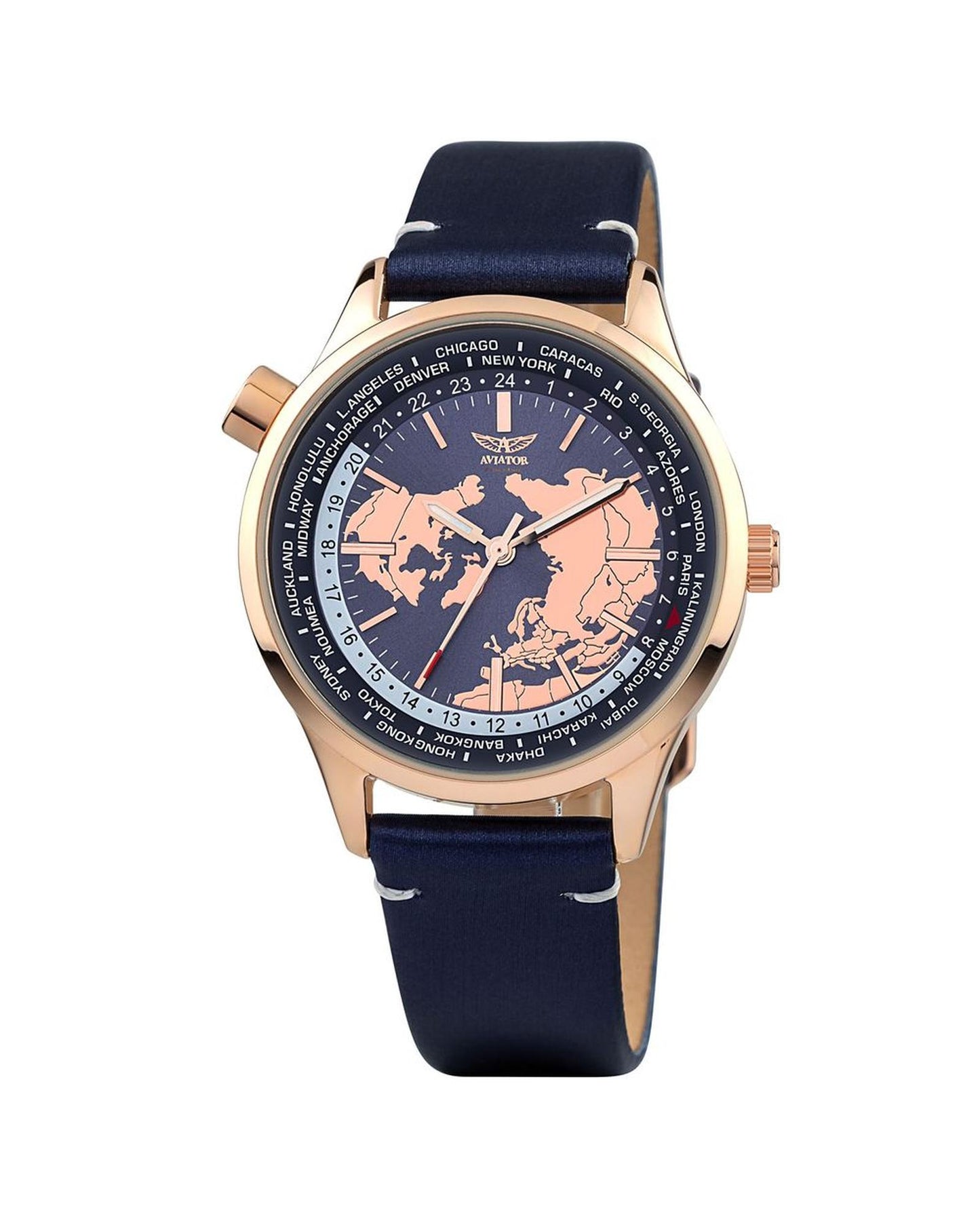 Aviator Women's Rose Gold Watch - One Size