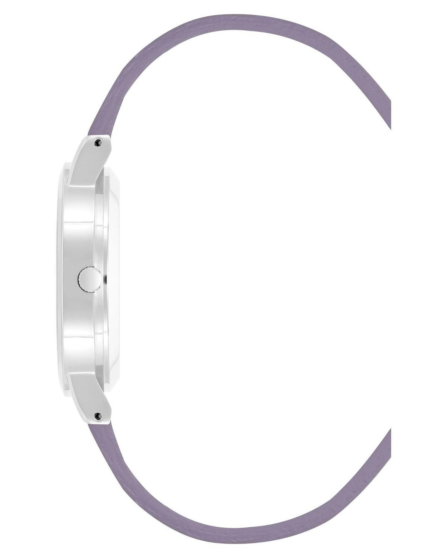 Silver Rhinestone Fashion Watch with Analog Display One Size Women