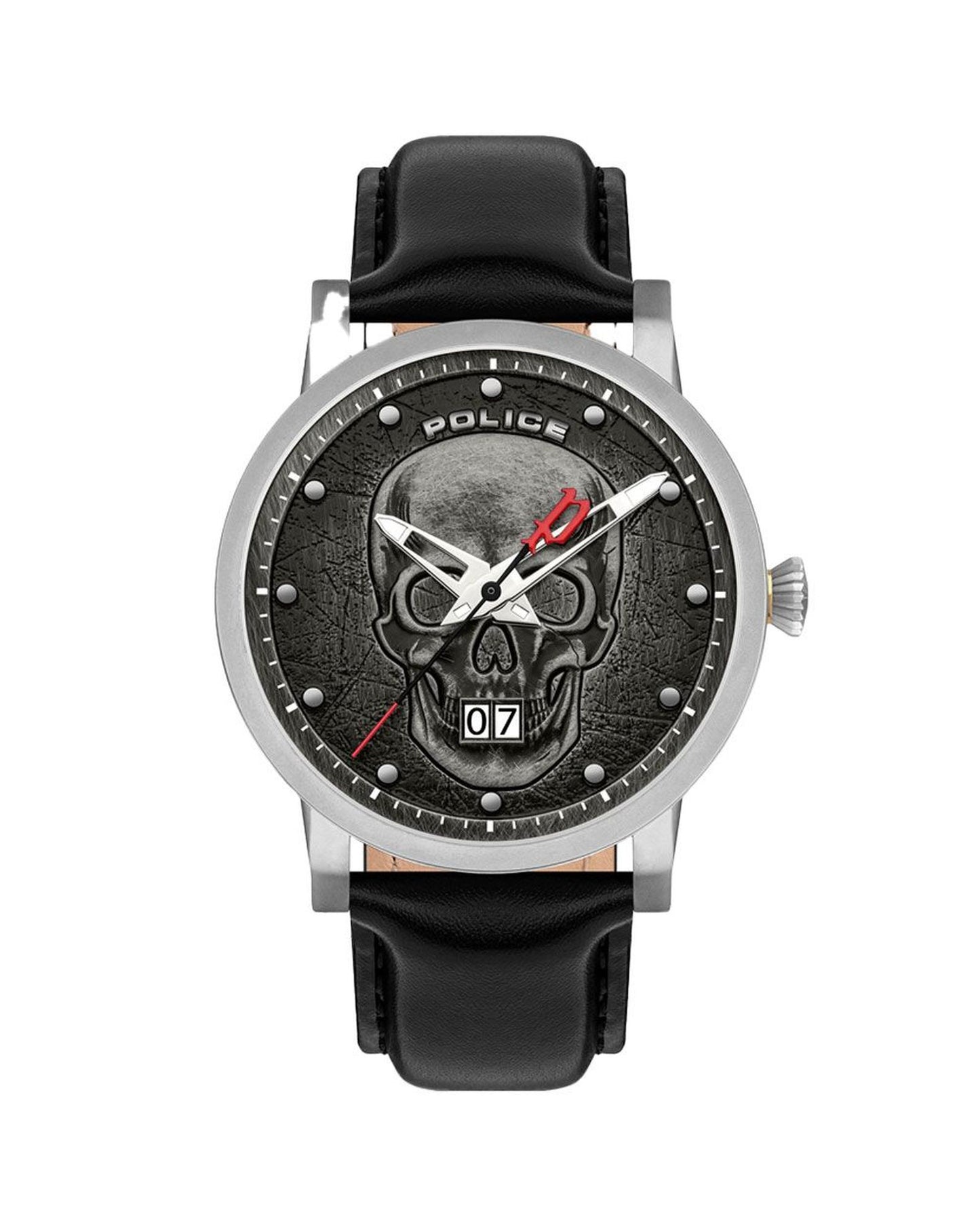 Police Men's Silver Watch - One Size