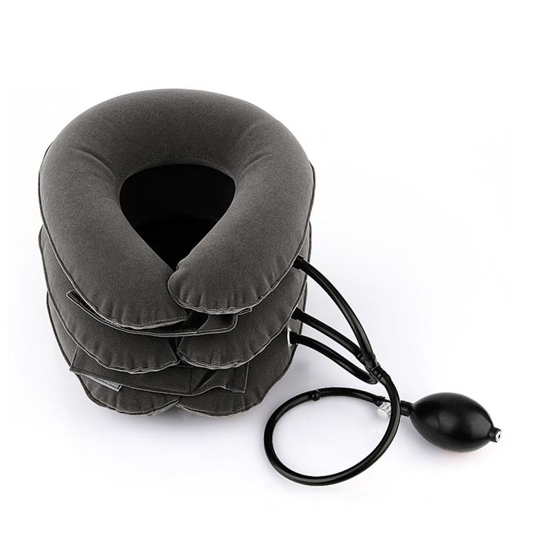 Full Cashmere Cervical Traction Instrument Neck Massage & Support - Purple