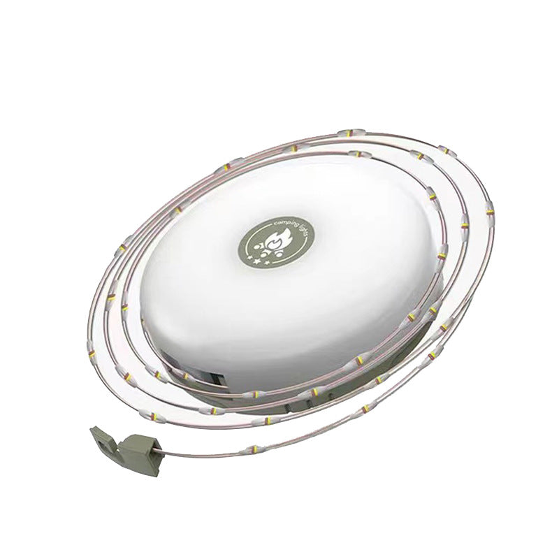 L828-10m LED Color Camping Light with Tape Measure & 2000mAh Battery - Super Long Battery Life, Multi-Function Tent, Emergency & Ambient Light
