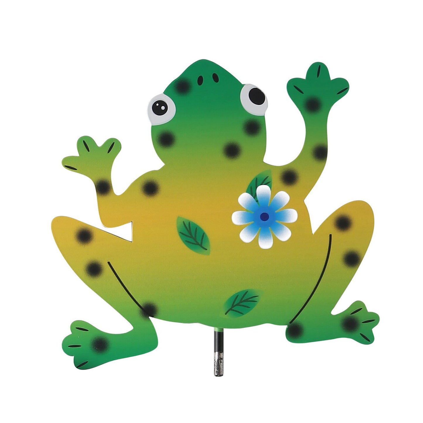 Red Ladybug Pattern Charming Metal Garden Stakes | Welcome Yard & Lawn Decor