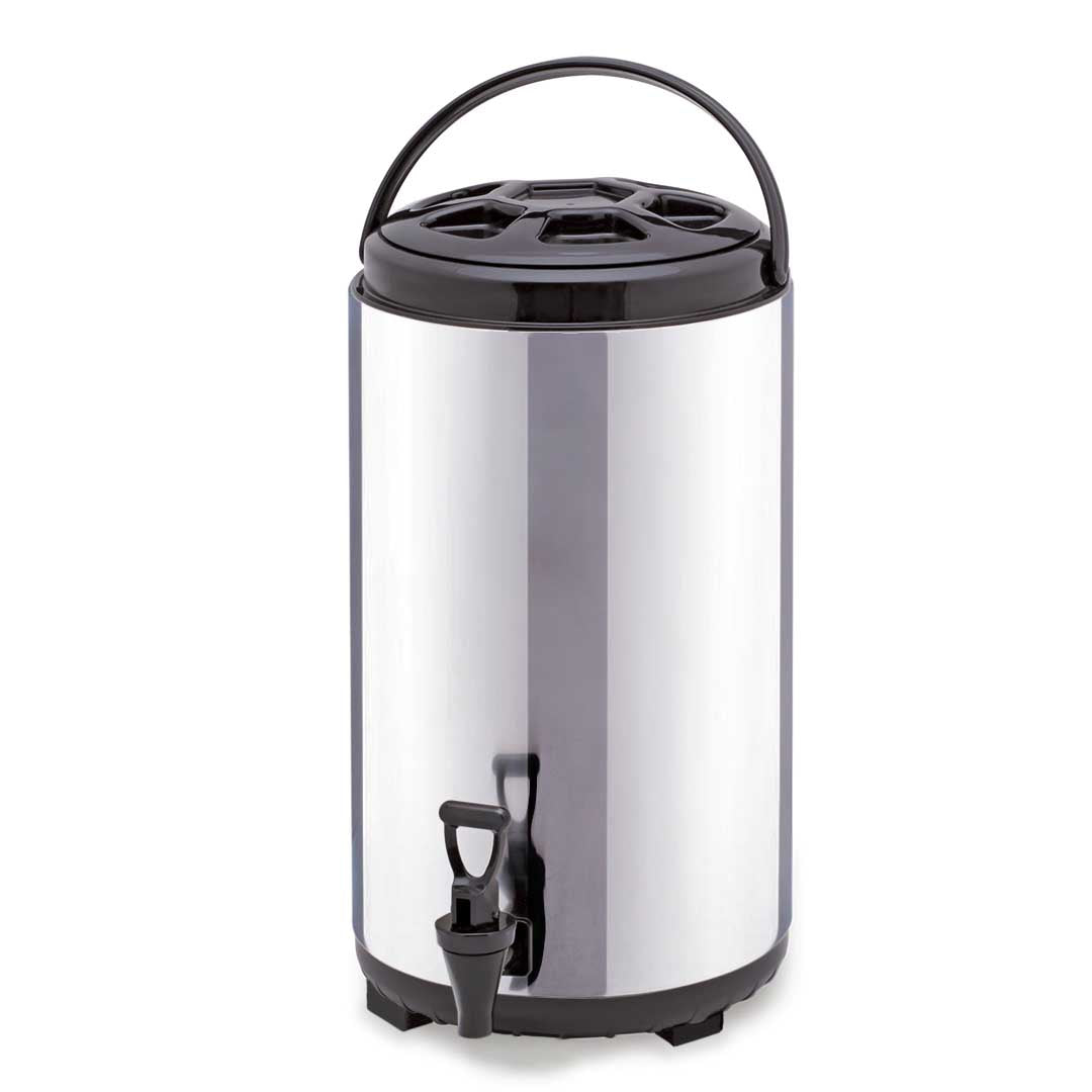 SOGA 8 x 12L Portable Insulated Cold/Heat Coffee Tea Beer Barrel Brew Pot With Dispenser