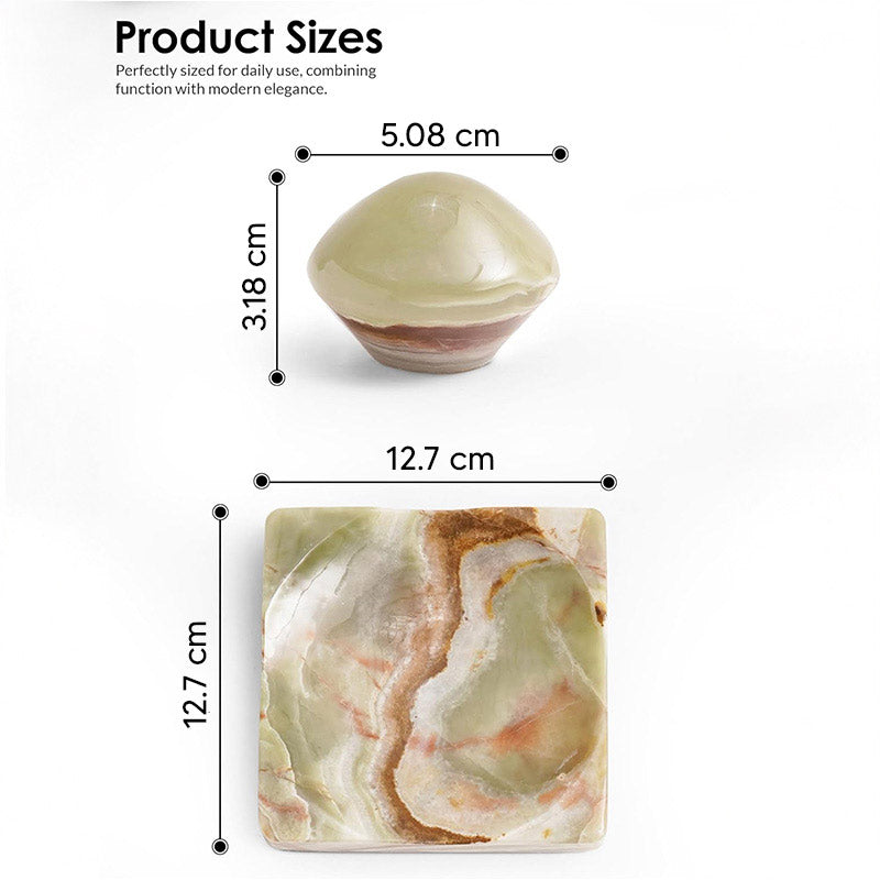 Marble Napkin Holder with Weight