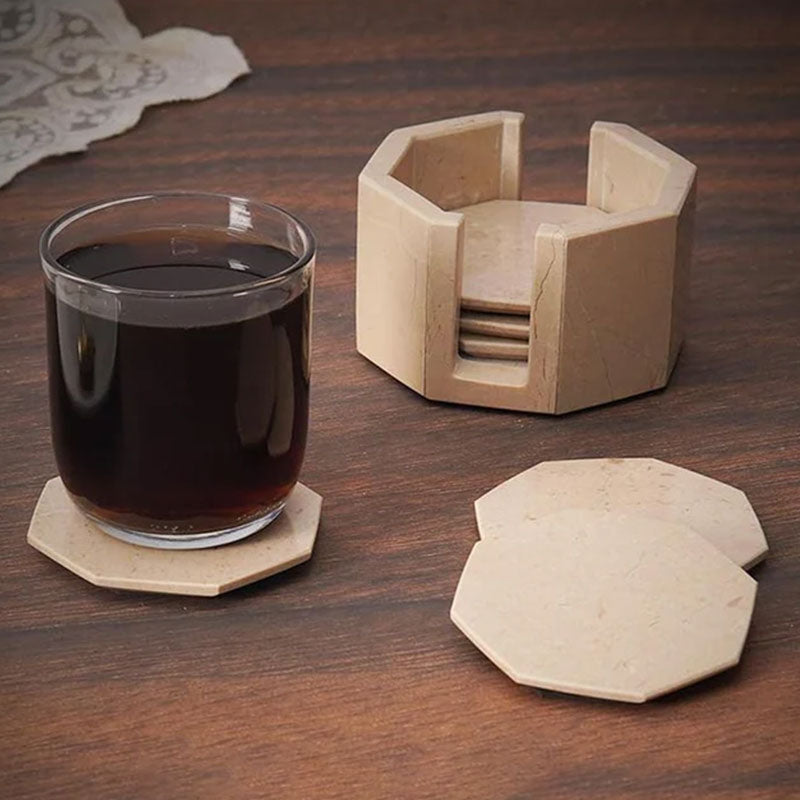 Marble Coaster Set - Star