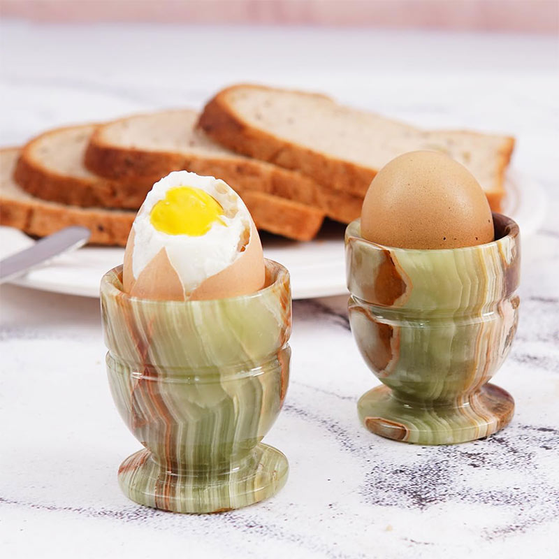 Marble Egg Cups - Set of 2