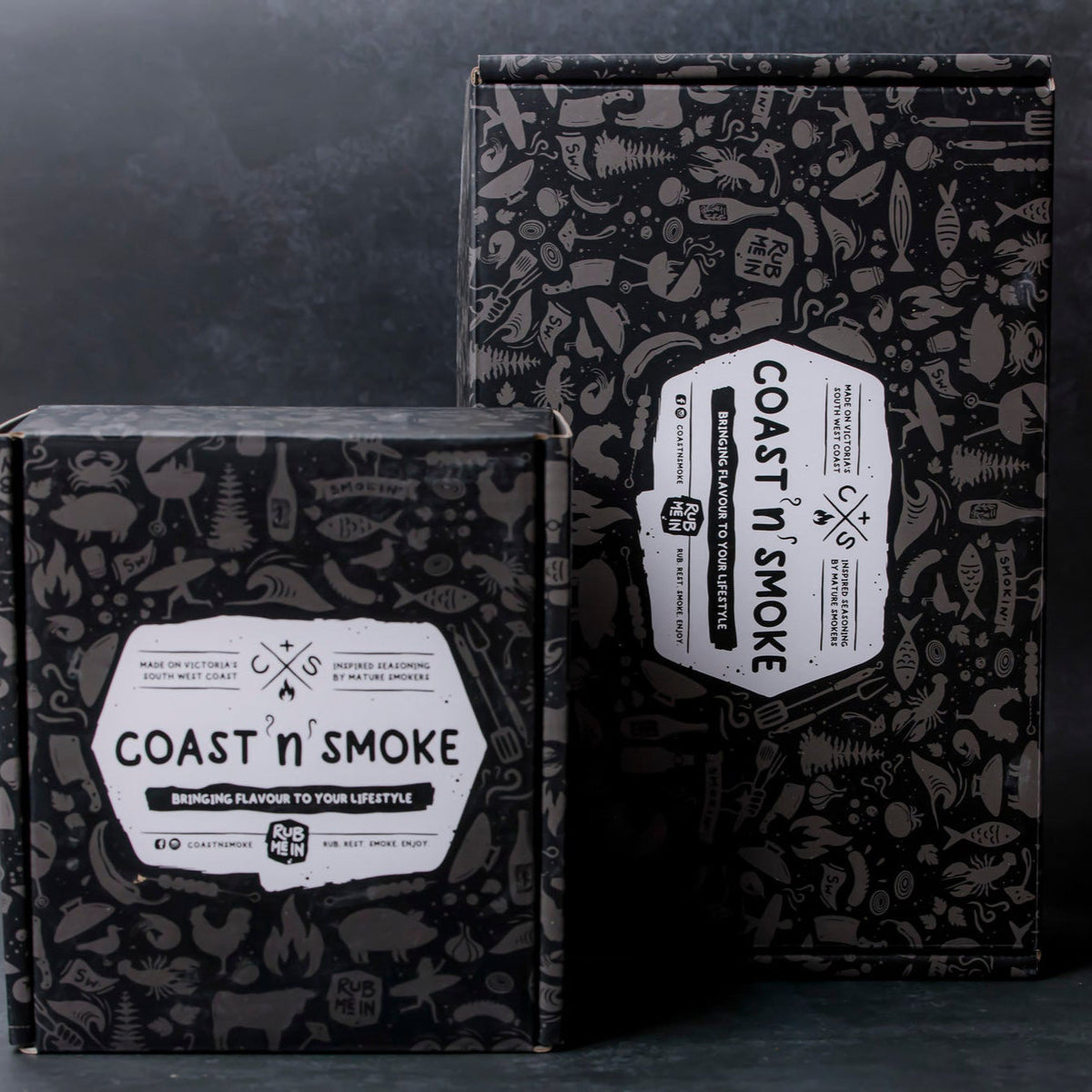 Coast n Smoke Summer Nights — Australian BBQ Rub Gift Box (4 Pack) 3