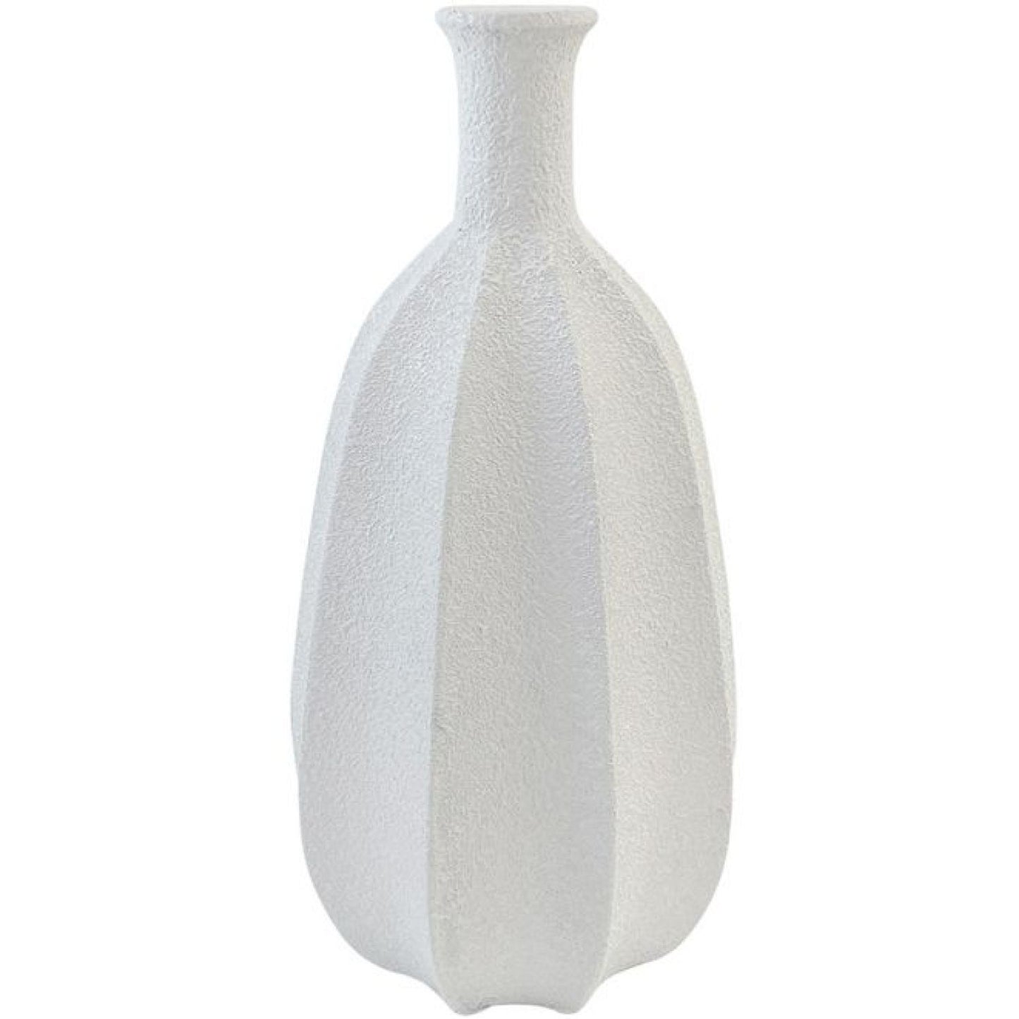 Sunny Mgo Vase - Textured White