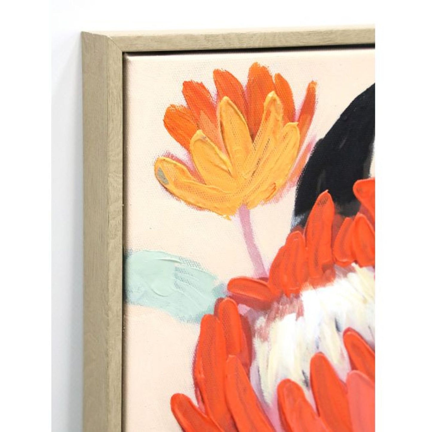 Pretty Posie a Hand Painted Framed Canvas