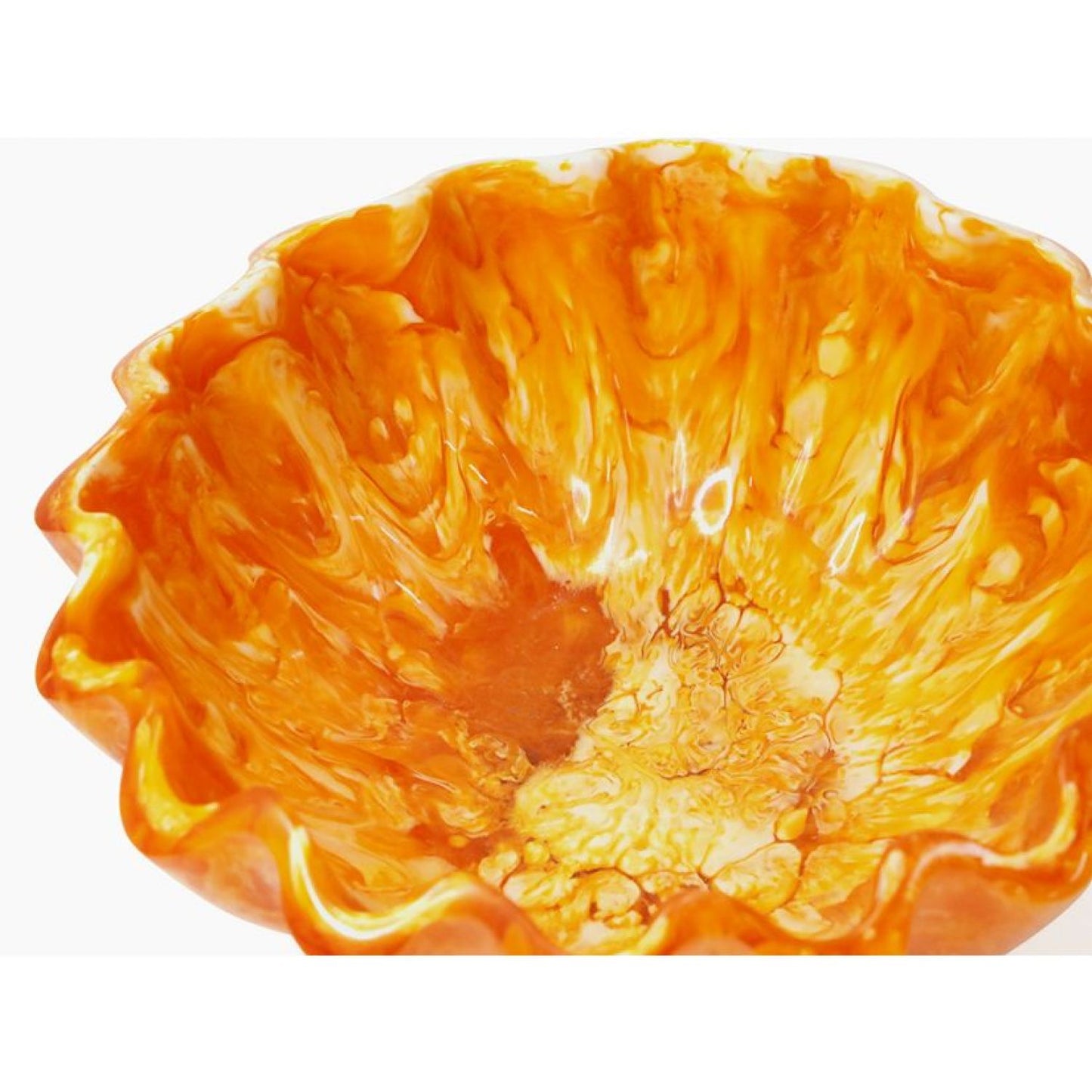 Rara Resin Bowl - Turquoise & Orange