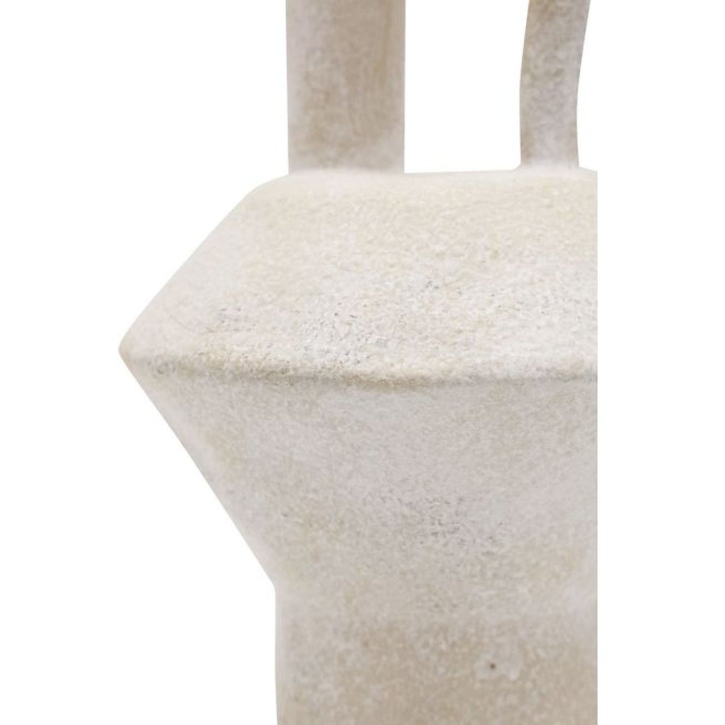 Stevie Resin Vase - Textured White
