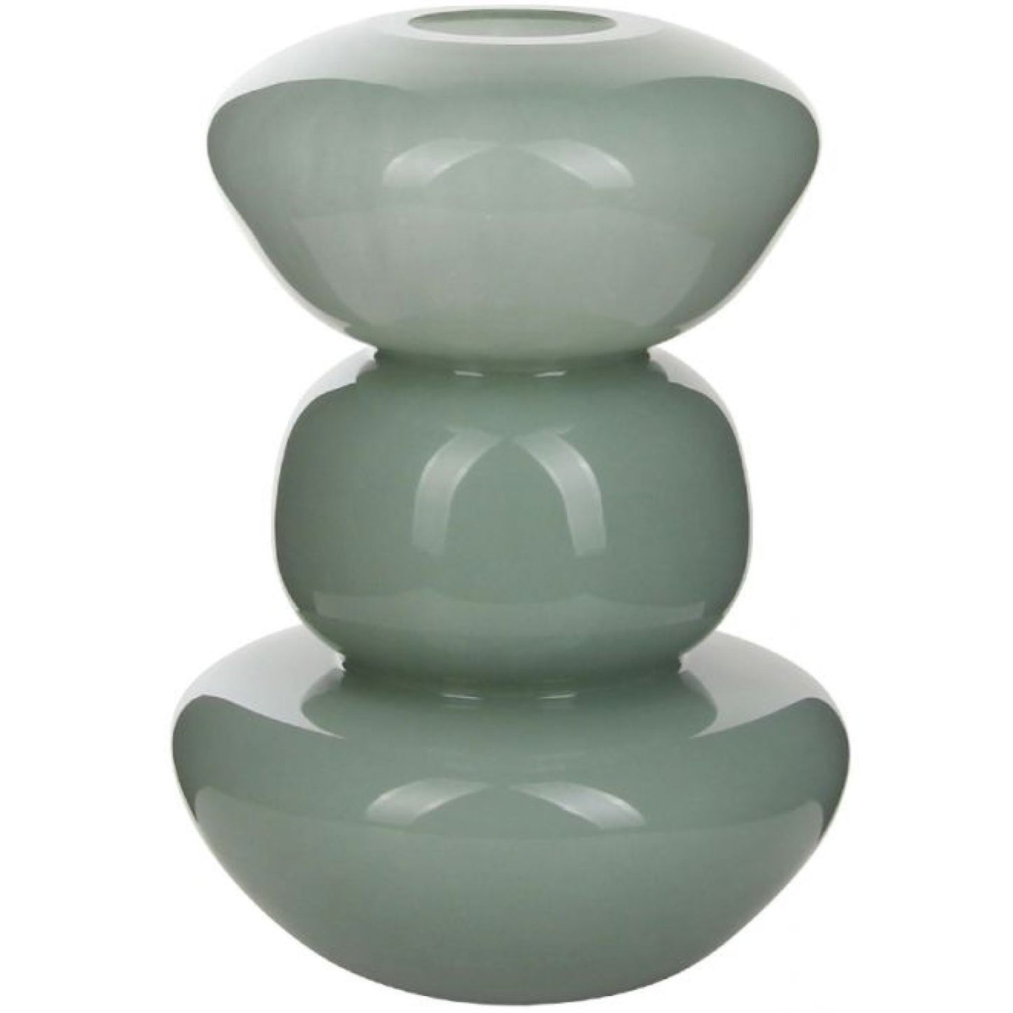 Pebble Glass Vase - Dusty Sage