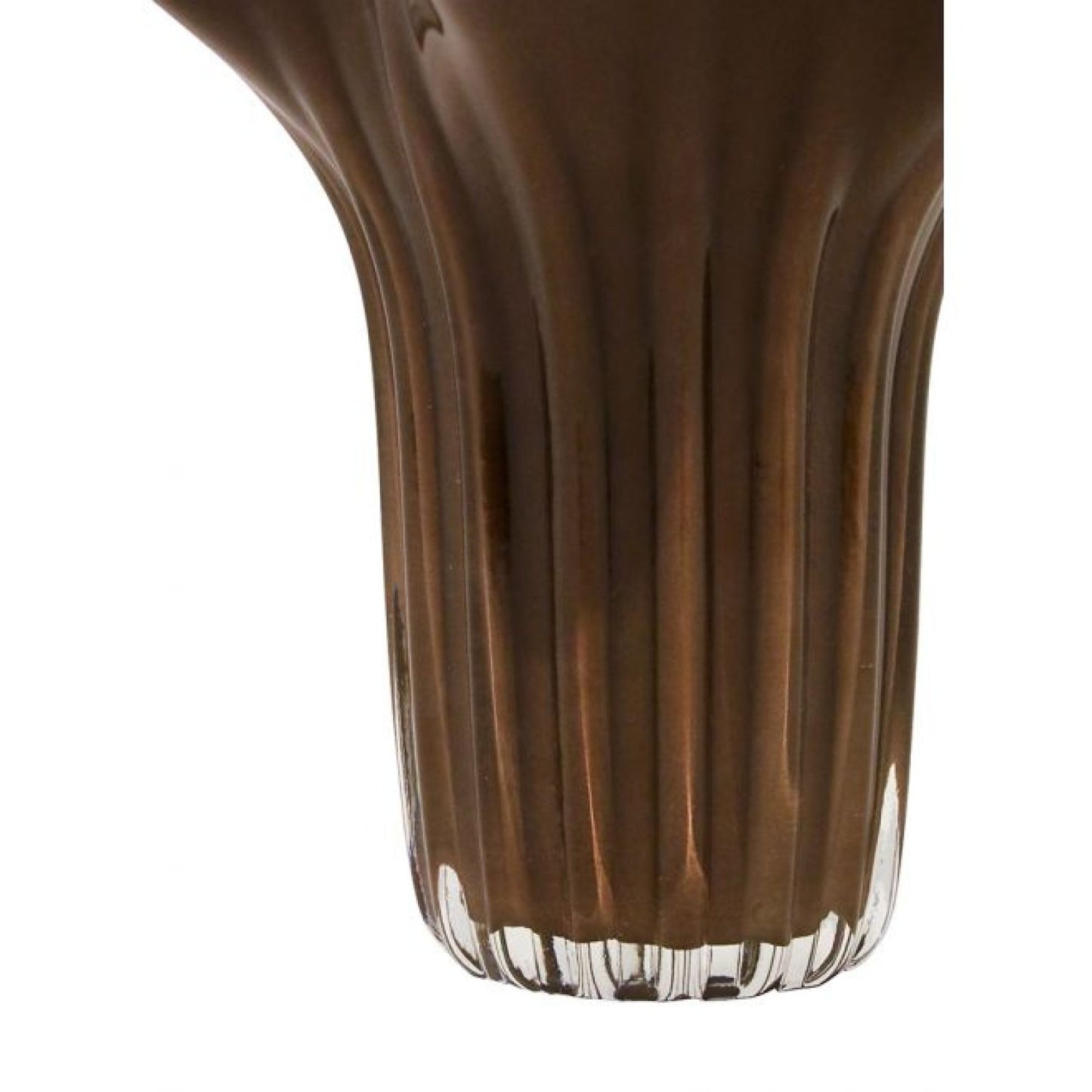 Millicent Glass Bowl - Chocolate