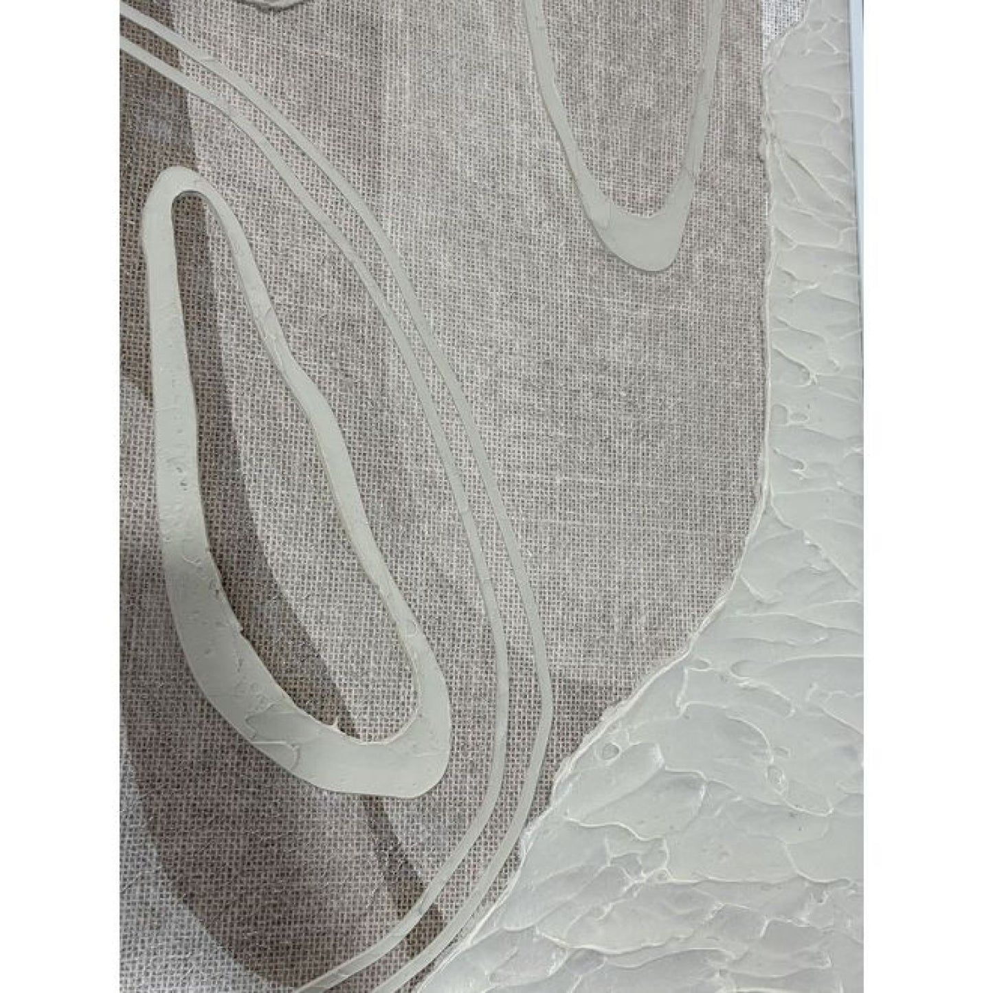 Loki a Arch Framed Canvas - White