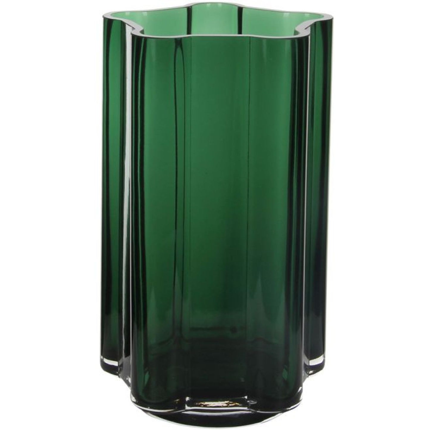 Forde Glass Vase - Emerald