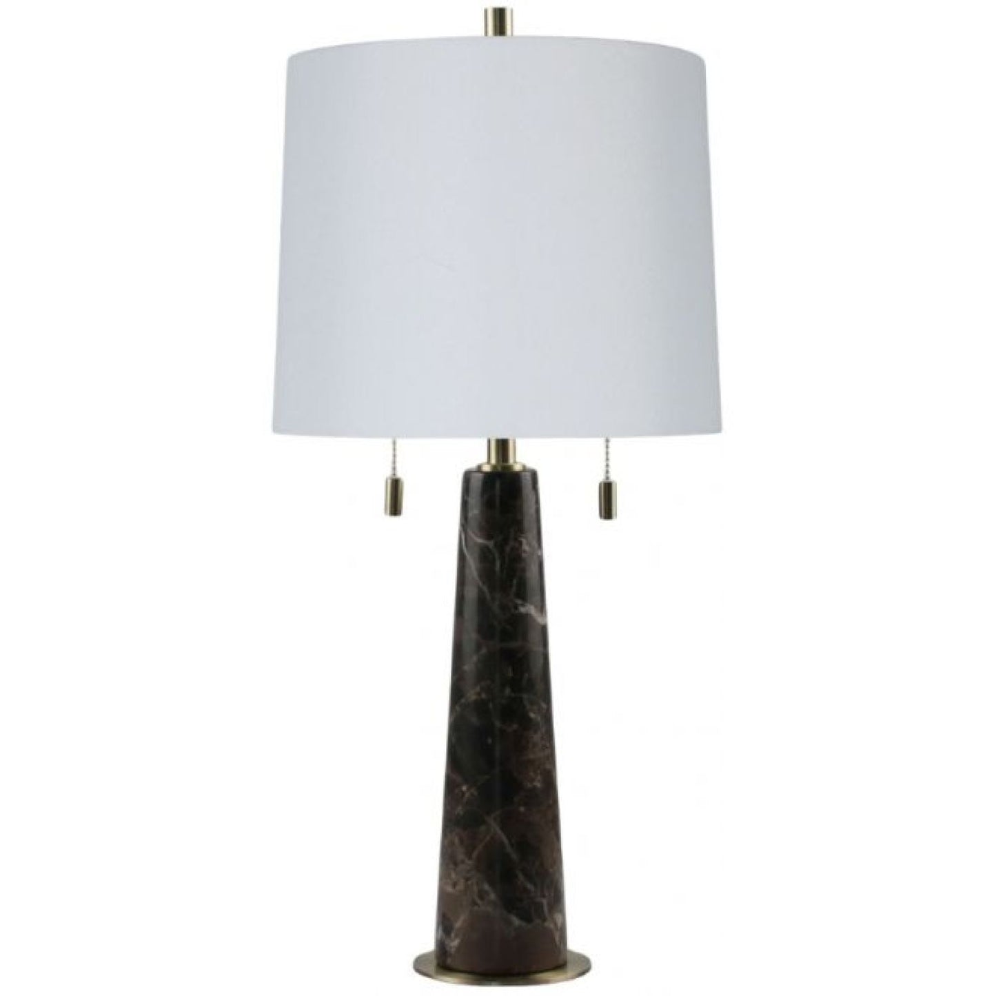 Zucker Table Lamp - Chocolate Marble