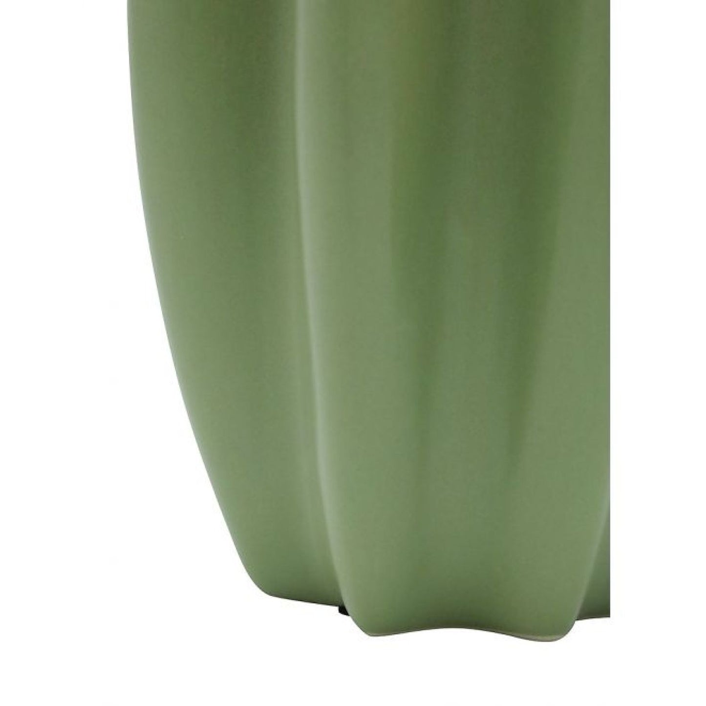 Waves Ceramic Vase - Green