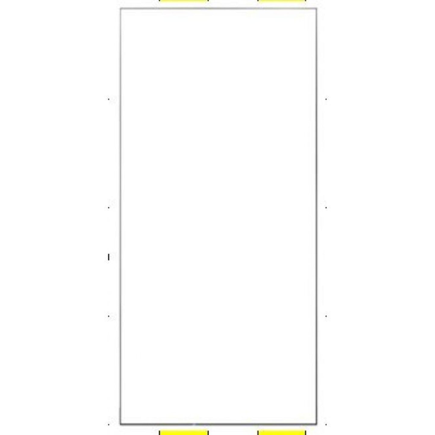 Jarred Rect Floor Mirror - Black — view 2