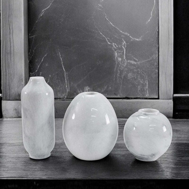 Marble Trio Harmony Vases