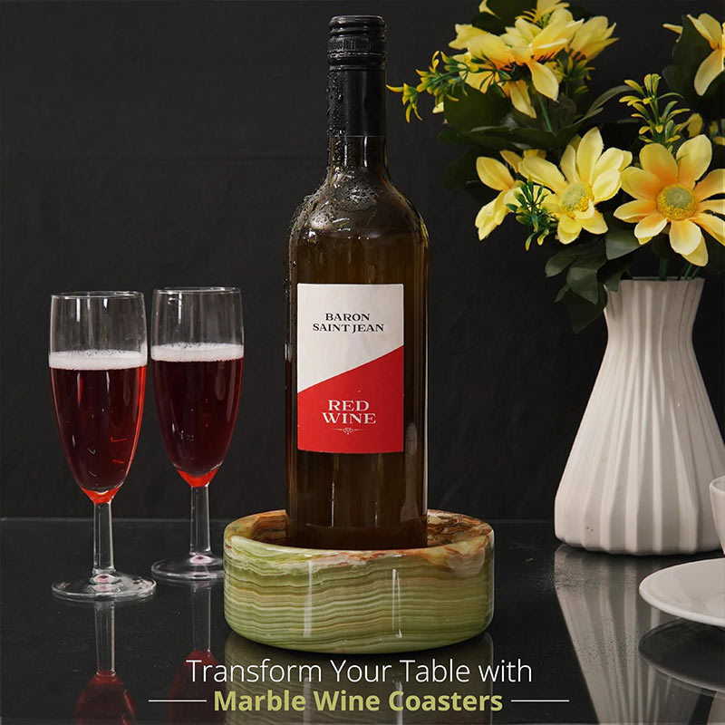 Marble Wine Bottle Coaster