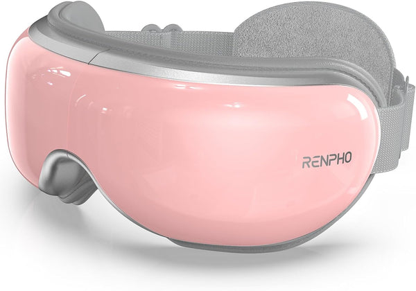 RENPHO Eye Massager with Heat, Air Compression Bluetooth Music Rechargeable Eyeris 1 Therapy Massager for Relieve Eye Strain Dark Circles Eye Bags Dry Eye Mother's Day