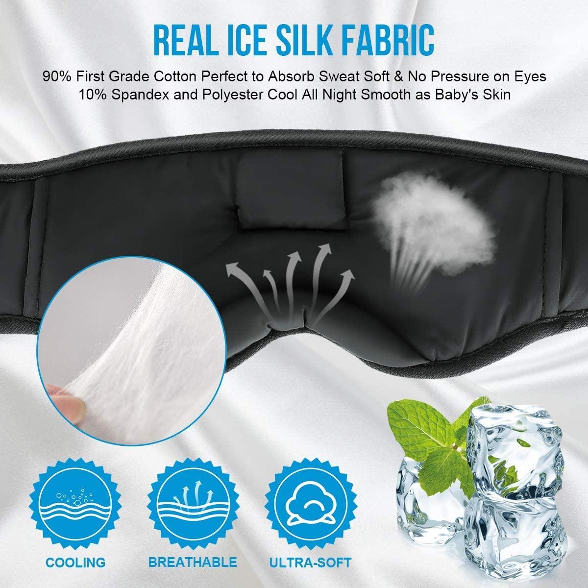 Bluetooth Wireless Sleeping Eye Mask,Office Travel Unisex Gifts - Gifts-Australia