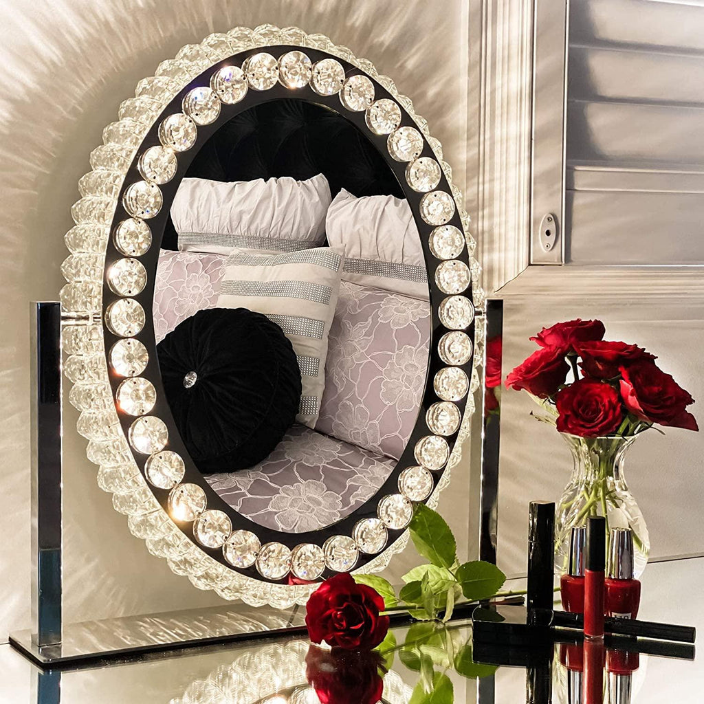 Premium Hollywood Mirror with Lights Oval light up Makeup Vanity Mir