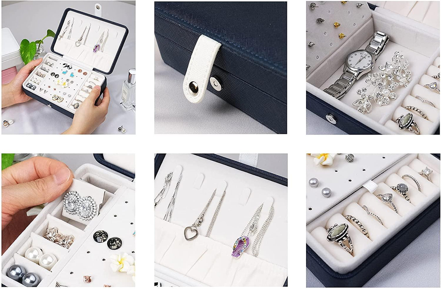 Jewellery Organiser|Storage for Necklace, Earrings, Ring, Bracelet, Watch, Make-up | Gifts for her - Gifts-Australia