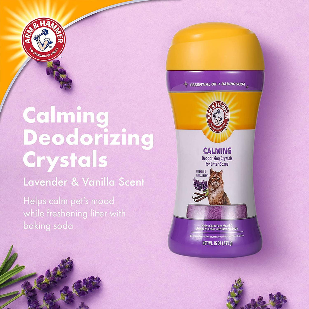 Arm & Hammer Calming Deodorizing Crystals for Cat Litter Boxes 425 g