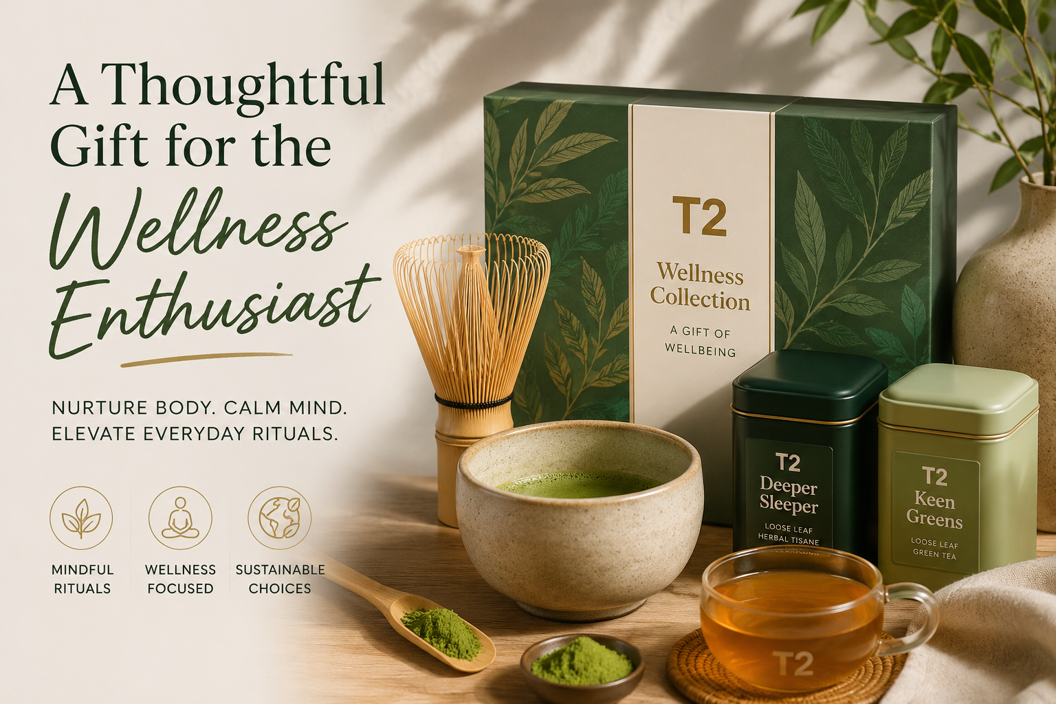 Matcha Gift Sets for Wellness Lovers