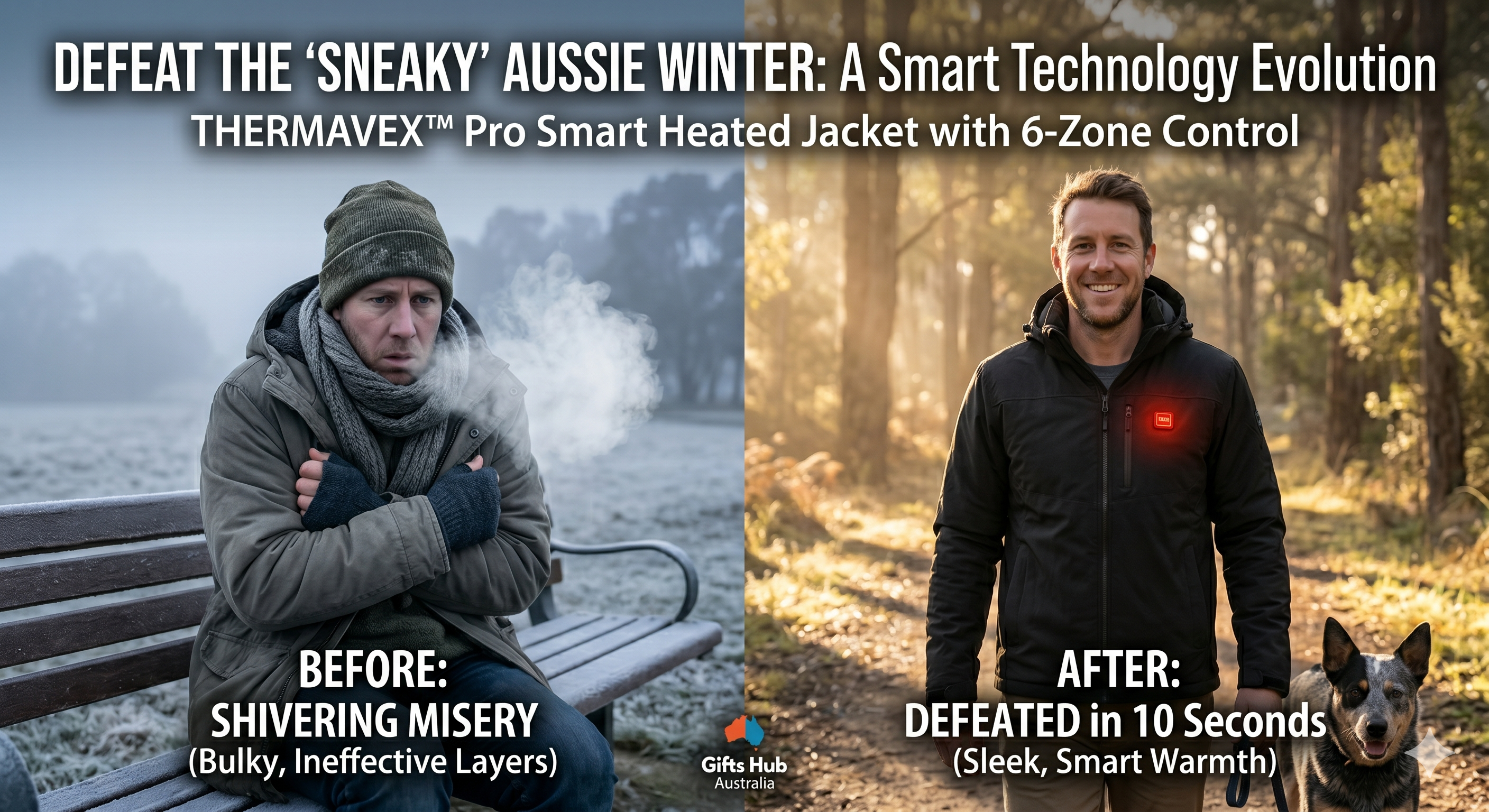 THERMAVEX™ Pro 4-Control Smart Heated Jacket: The Heated Jacket Aussies Are Buying for This Winter