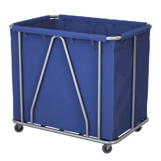 SOGA Stainless Steel Large Laundry Trolley Cart with Wheels – Blue Heavy-Duty. Commercial-Grade. Designed to Perform.