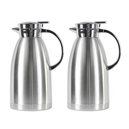 SOGA 2X 2.3L Stainless Steel Insulated Water Bottle Vacuum Flask Water Coffee Jug Thermal