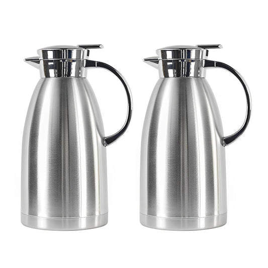 SOGA 2X 2.3L Stainless Steel Insulated Water Bottle Vacuum Flask Water Coffee Jug Thermal